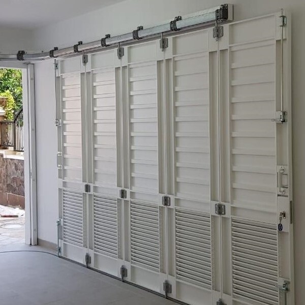 PINTU GARASI DORONG TIKUNG - TAMPAK DALAM